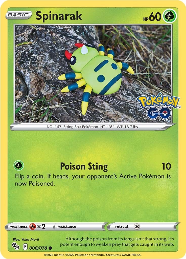 Spinarak (006/078) [Pokémon GO] - Comfy Hobbies