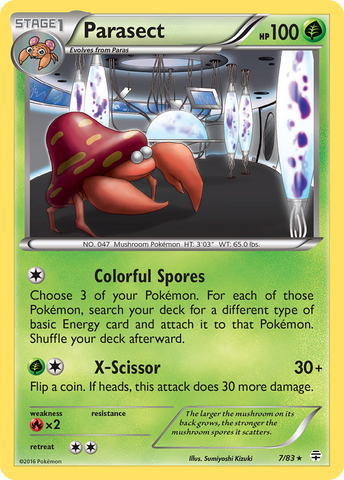 Parasect (7/83) [XY: Generations] - Comfy Hobbies