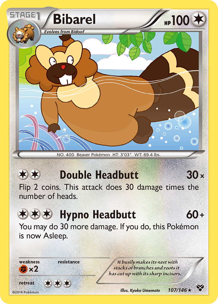 Bibarel (107/146) [XY: Base Set] - Comfy Hobbies