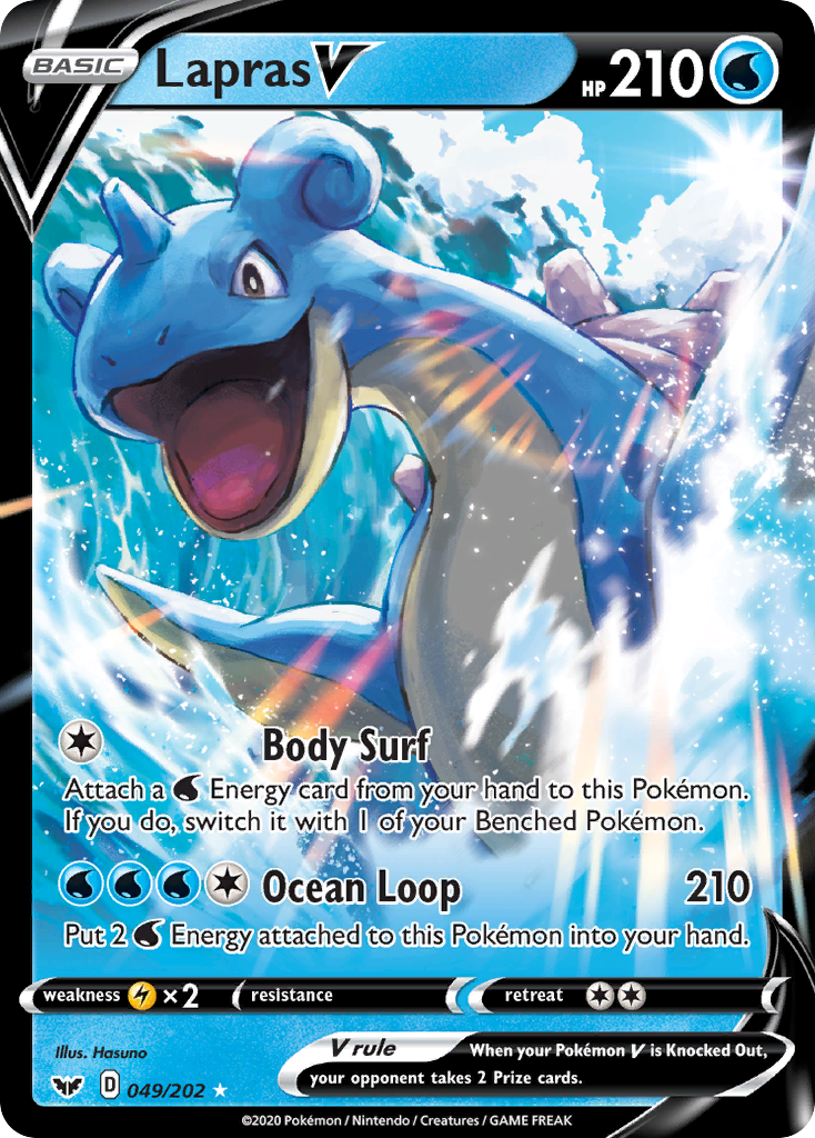 Lapras V (049/202) [Sword & Shield: Base Set] - Comfy Hobbies