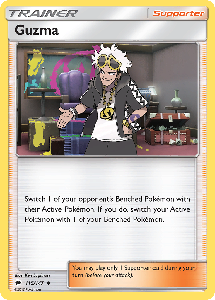 Guzma (115/147) [Sun & Moon: Burning Shadows] - Comfy Hobbies