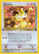 Meowth (62/82) [Team Rocket 1st Edition] - Comfy Hobbies
