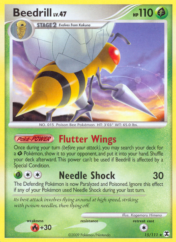 Beedrill (15/111) [Platinum: Rising Rivals] - Comfy Hobbies