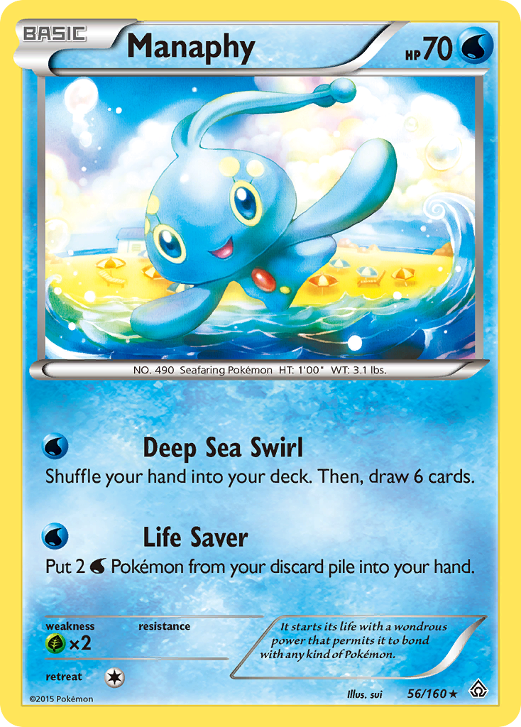 Manaphy (56/160) [XY: Primal Clash] - Comfy Hobbies