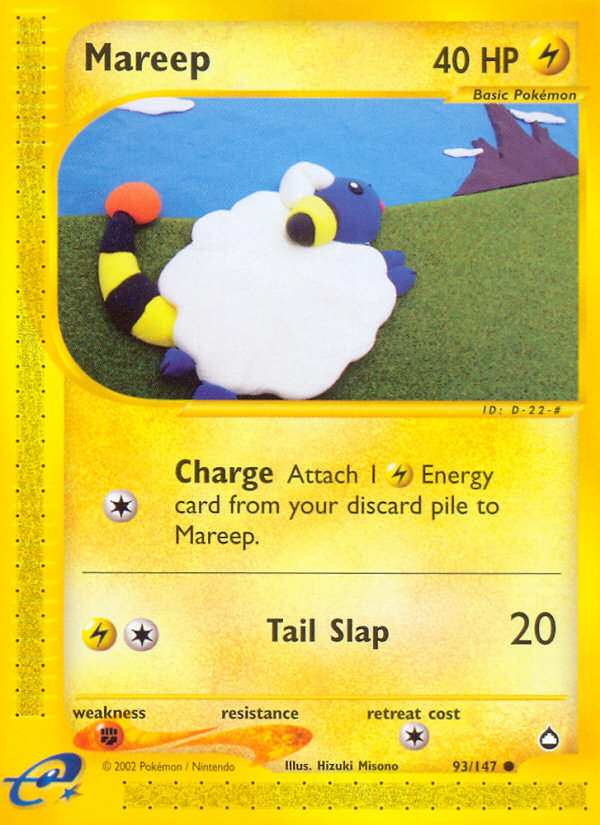 Mareep (93/147) [Aquapolis] - Comfy Hobbies