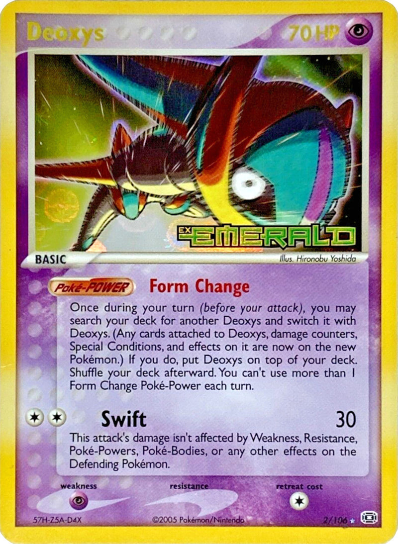 Deoxys (2/106) (Stamped) [EX: Emerald] - Comfy Hobbies