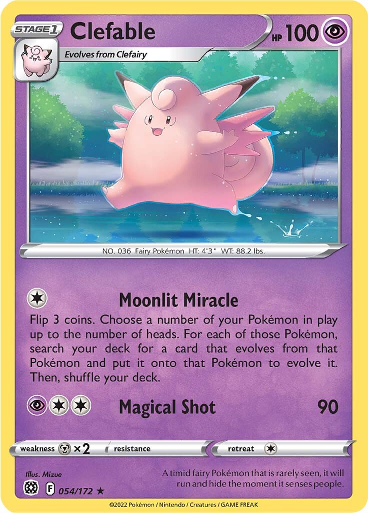 Clefable (054/172) [Sword & Shield: Brilliant Stars] - Comfy Hobbies