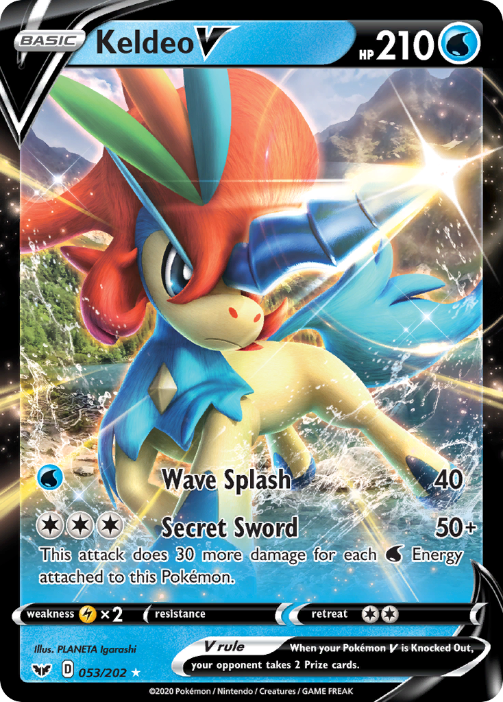 Keldeo V (053/202) [Sword & Shield: Base Set] - Comfy Hobbies