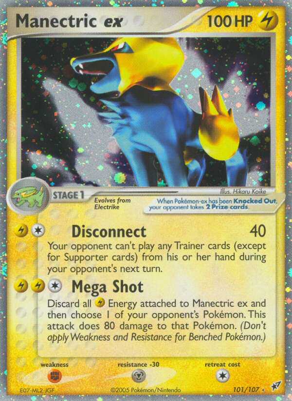 Manectric ex (101/107) [EX: Deoxys] - Comfy Hobbies