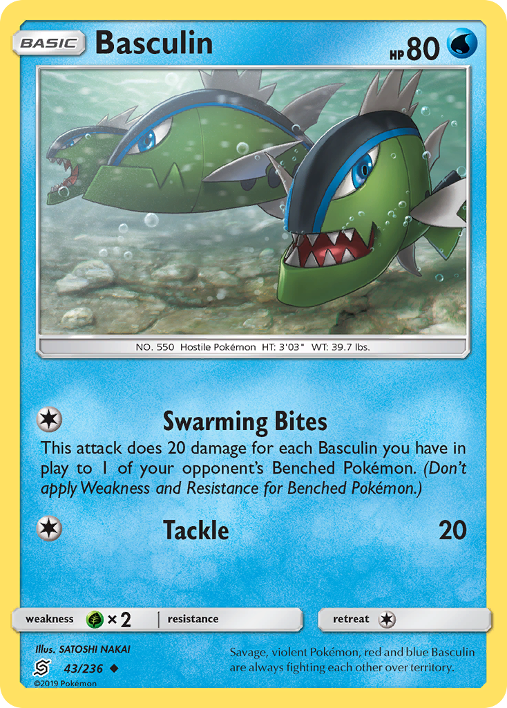 Basculin (43/236) [Sun & Moon: Unified Minds] - Comfy Hobbies