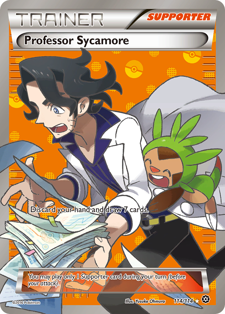 Professor Sycamore (114/114) [XY: Steam Siege] - Comfy Hobbies