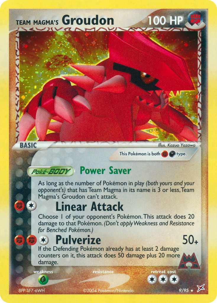 Team Magma's Groudon (9/95) (Theme Deck Exclusive) [EX: Team Magma vs Team Aqua] - Comfy Hobbies