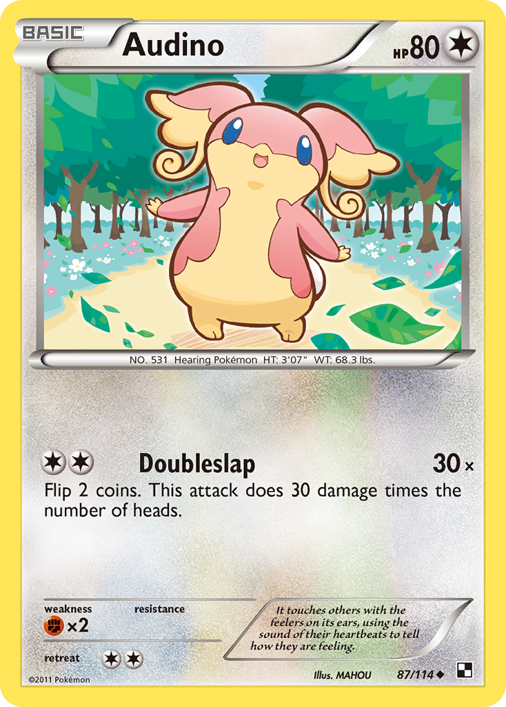 Audino (87/114) [Black & White: Base Set] - Comfy Hobbies