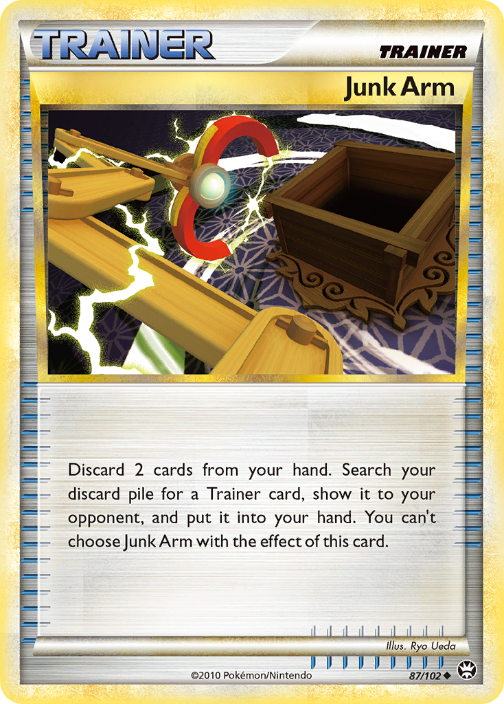 Junk Arm (87/102) [HeartGold & SoulSilver: Triumphant] - Comfy Hobbies