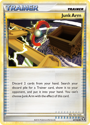 Junk Arm (87/102) [HeartGold & SoulSilver: Triumphant] - Comfy Hobbies