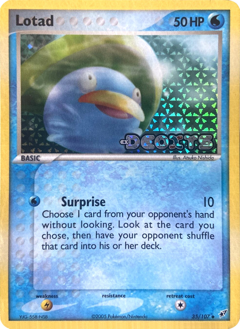 Lotad (35/107) (Stamped) [EX: Deoxys] - Comfy Hobbies
