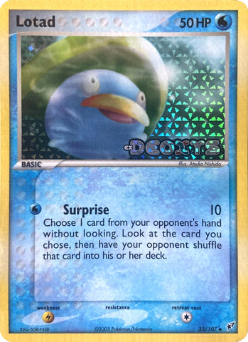 Lotad (35/107) (Stamped) [EX: Deoxys] - Comfy Hobbies