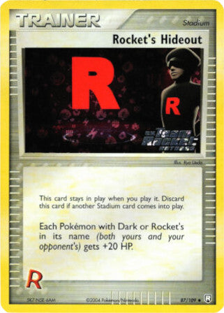Rocket's Hideout (87/109) (Stamped) [EX: Team Rocket Returns] - Comfy Hobbies