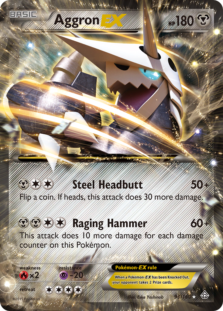 Aggron EX (93/160) [XY: Primal Clash] - Comfy Hobbies