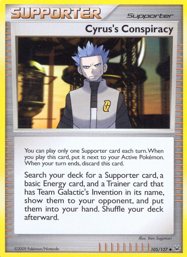 Cyrus's Conspiracy (105/127) [Platinum: Base Set] - Comfy Hobbies