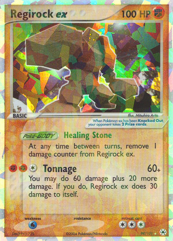 Regirock ex (98/101) [EX: Hidden Legends] - Comfy Hobbies