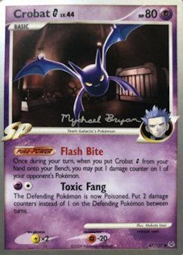 Crobat G LV.44 (47/127) (Happy Luck - Mychael Bryan) [World Championships 2010] - Comfy Hobbies