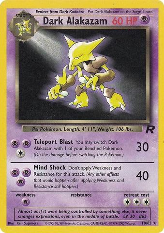 Dark Alakazam (18/82) [Team Rocket Unlimited] - Comfy Hobbies