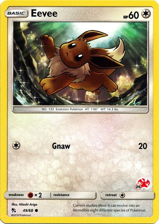 Eevee (49/68) (Charizard Stamp #26) [Battle Academy 2020] - Comfy Hobbies