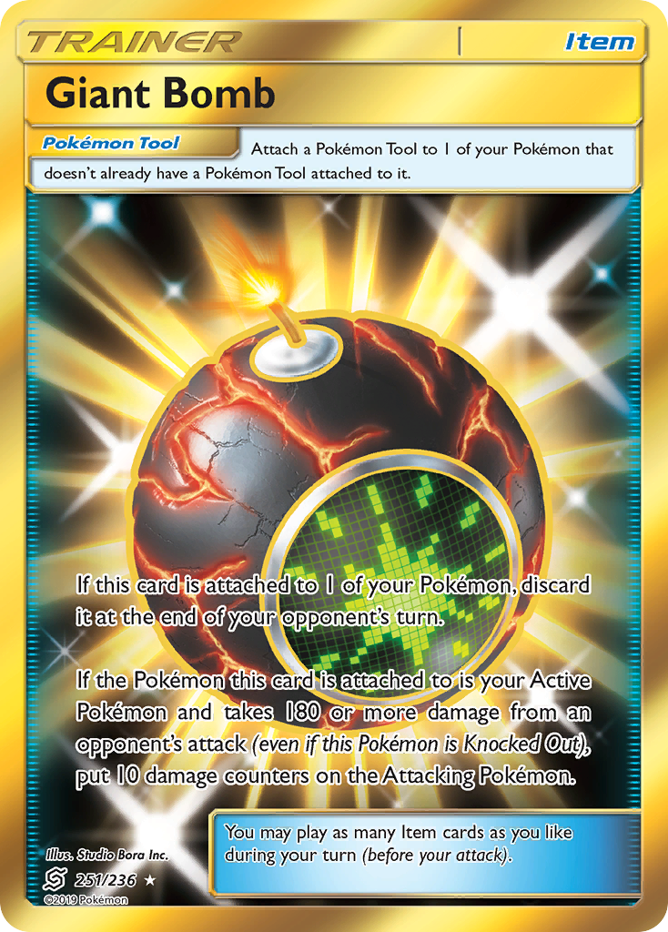 Giant Bomb (251/236) [Sun & Moon: Unified Minds] - Comfy Hobbies