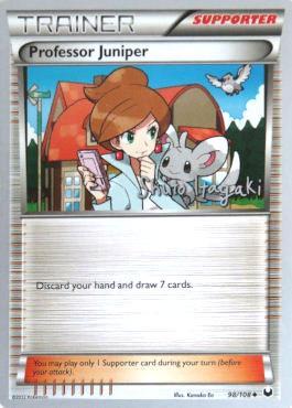 Professor Juniper (98/108) (Terraki-Mewtwo - Shuto Itagaki) [World Championships 2012] - Comfy Hobbies