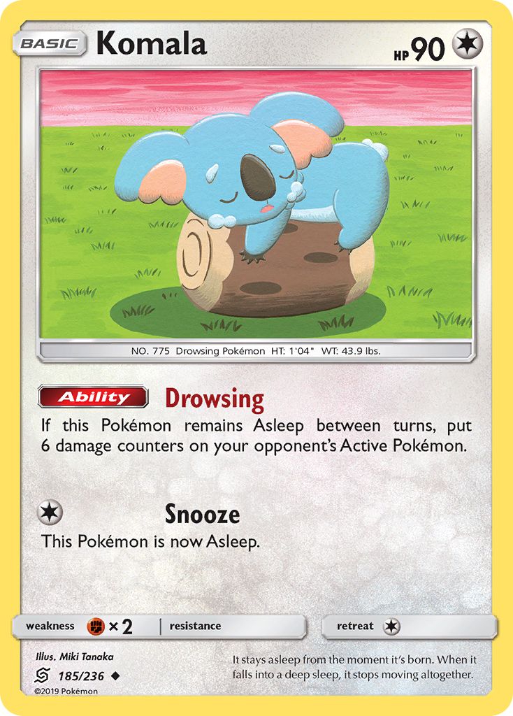 Komala (185/236) [Sun & Moon: Unified Minds] - Comfy Hobbies