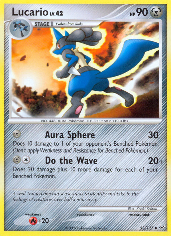 Lucario (53/127) [Platinum: Base Set] - Comfy Hobbies