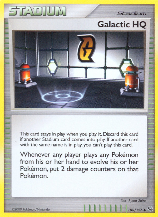 Galactic HQ (106/127) [Platinum: Base Set] - Comfy Hobbies