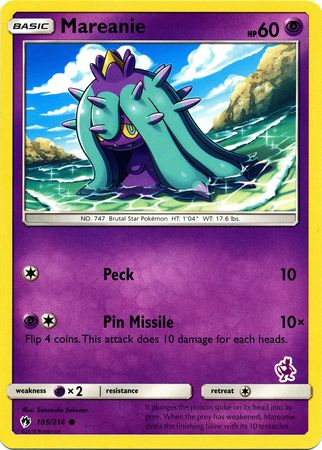 Mareanie (105/214) (Mewtwo Deck) [Battle Academy 2020] - Comfy Hobbies
