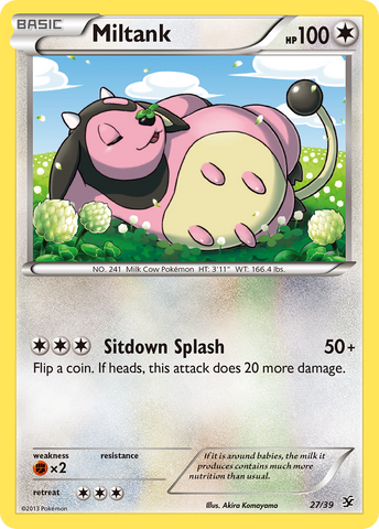 Miltank (27/39) [XY: Kalos Starter Set] - Comfy Hobbies