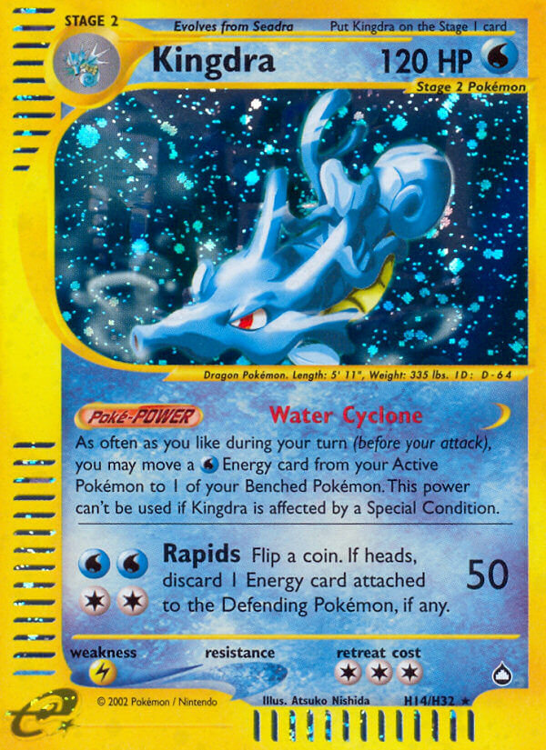 Kingdra (H14/H32) [Aquapolis] - Comfy Hobbies
