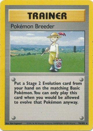 Pokemon Breeder (76/102) [Base Set Unlimited] - Comfy Hobbies