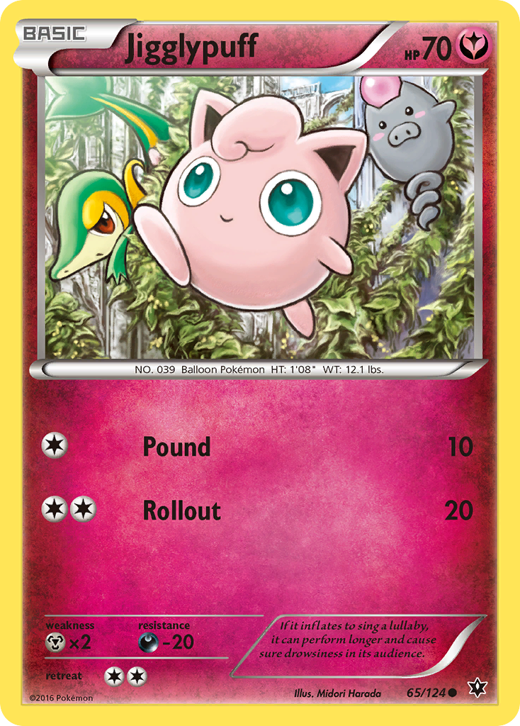 Jigglypuff (65/124) [XY: Fates Collide] - Comfy Hobbies