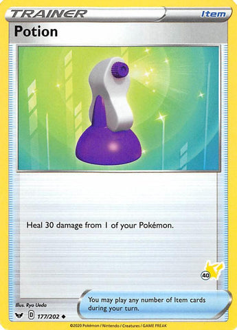 Potion (177/202) (Pikachu Stamp #40) [Battle Academy 2022] - Comfy Hobbies