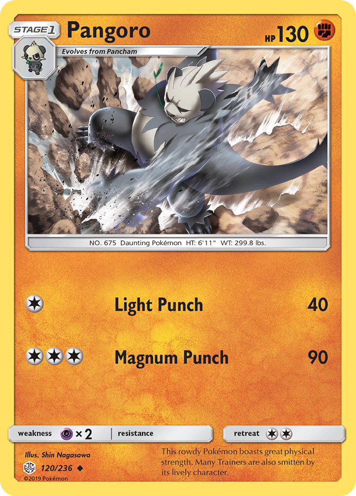 Pangoro (120/236) [Sun & Moon: Cosmic Eclipse] - Comfy Hobbies