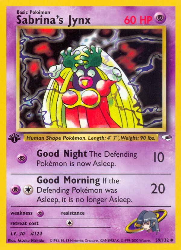 Sabrina's Jynx (59/132) [Gym Heroes 1st Edition] - Comfy Hobbies