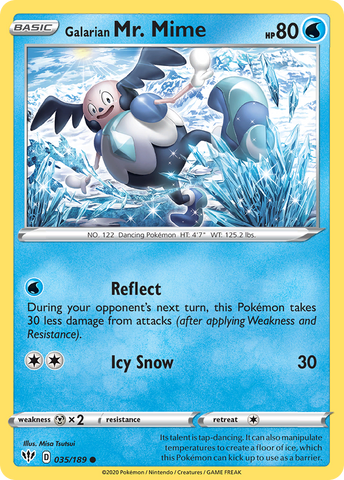 Galarian Mr. Mime (035/189) [Sword & Shield: Darkness Ablaze] - Comfy Hobbies