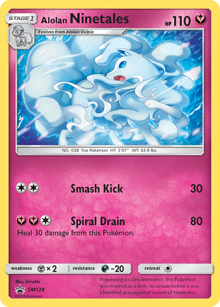 Alolan Ninetales (SM128) [Sun & Moon: Black Star Promos] - Comfy Hobbies