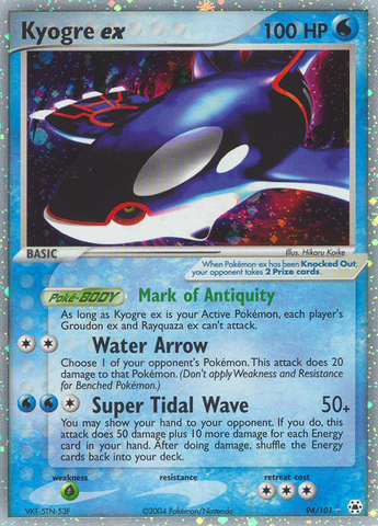 Kyogre ex (94/101) [EX: Hidden Legends] - Comfy Hobbies