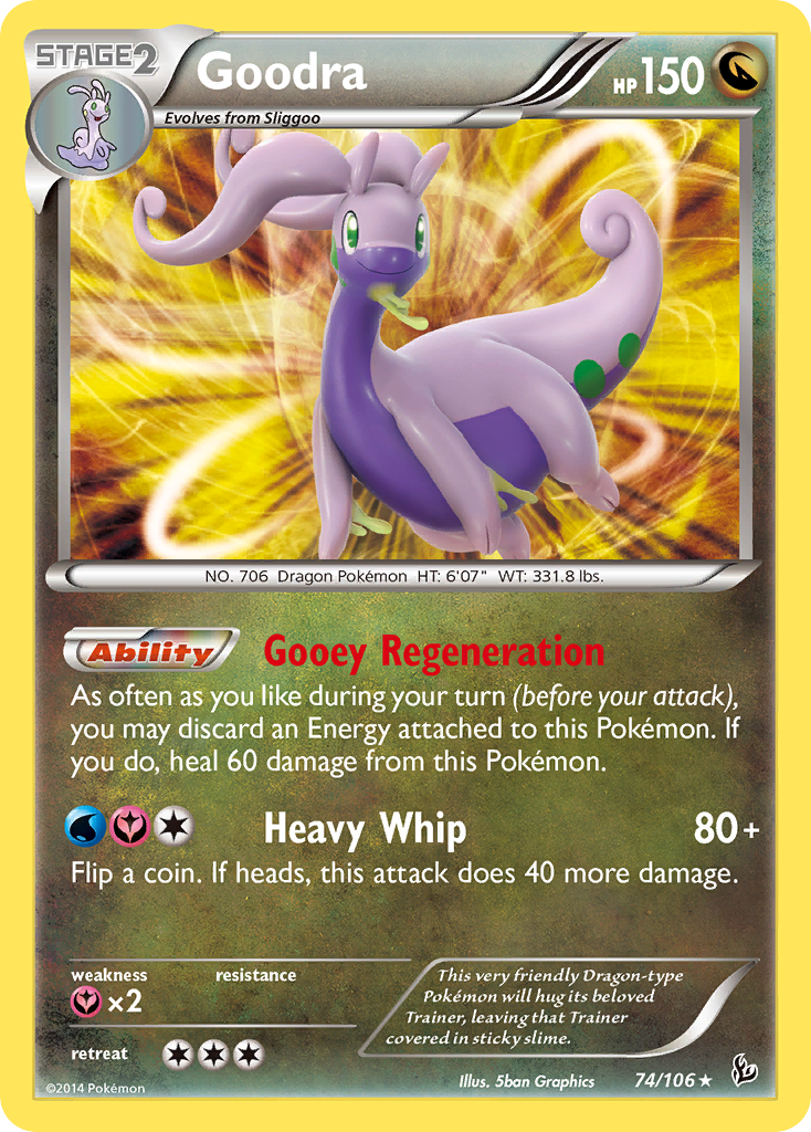 Goodra (74/106) [XY: Flashfire] - Comfy Hobbies