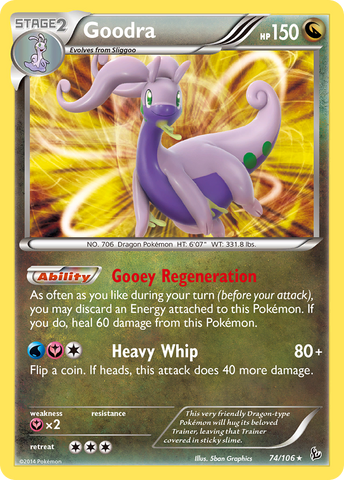 Goodra (74/106) [XY: Flashfire] - Comfy Hobbies