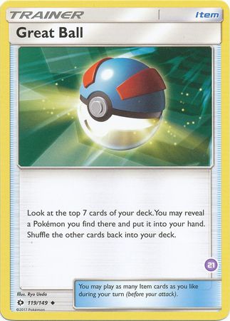 Great Ball (119/149) (Deck Exclusive #21) [Sun & Moon: Trainer Kit - Alolan Sandslash] - Comfy Hobbies