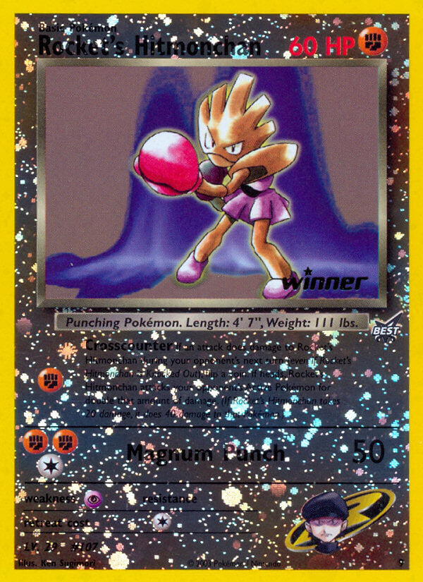Rocket's Hitmonchan (9) [Best of Promos] - Comfy Hobbies