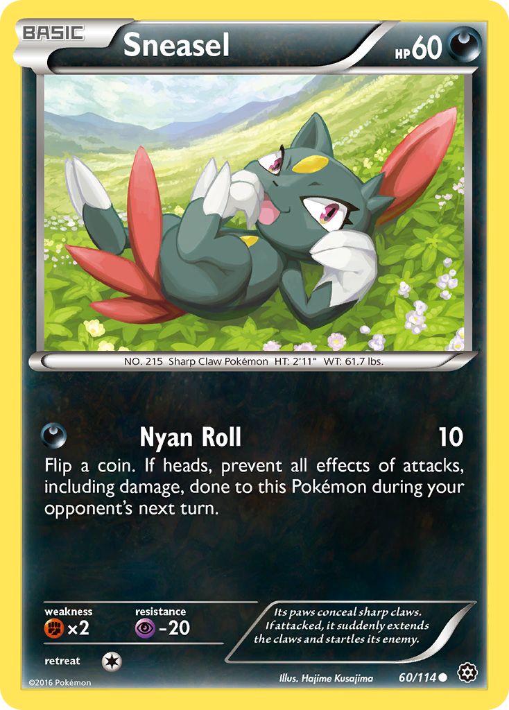 Sneasel (60/114) [XY: Steam Siege] - Comfy Hobbies