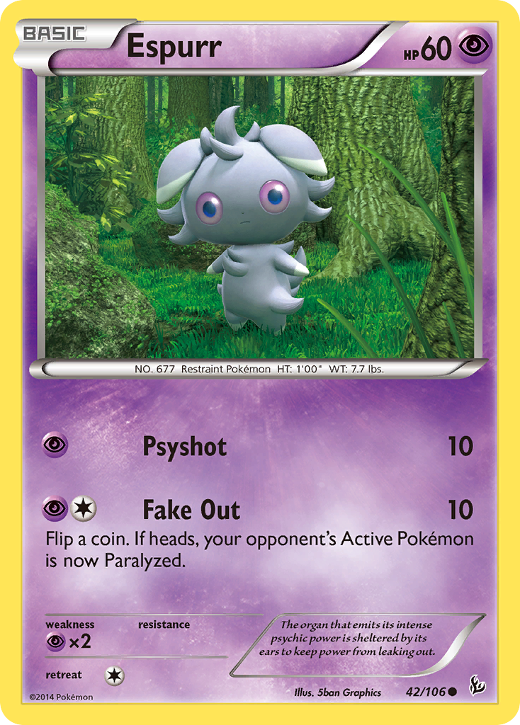 Espurr (42/106) [XY: Flashfire] - Comfy Hobbies